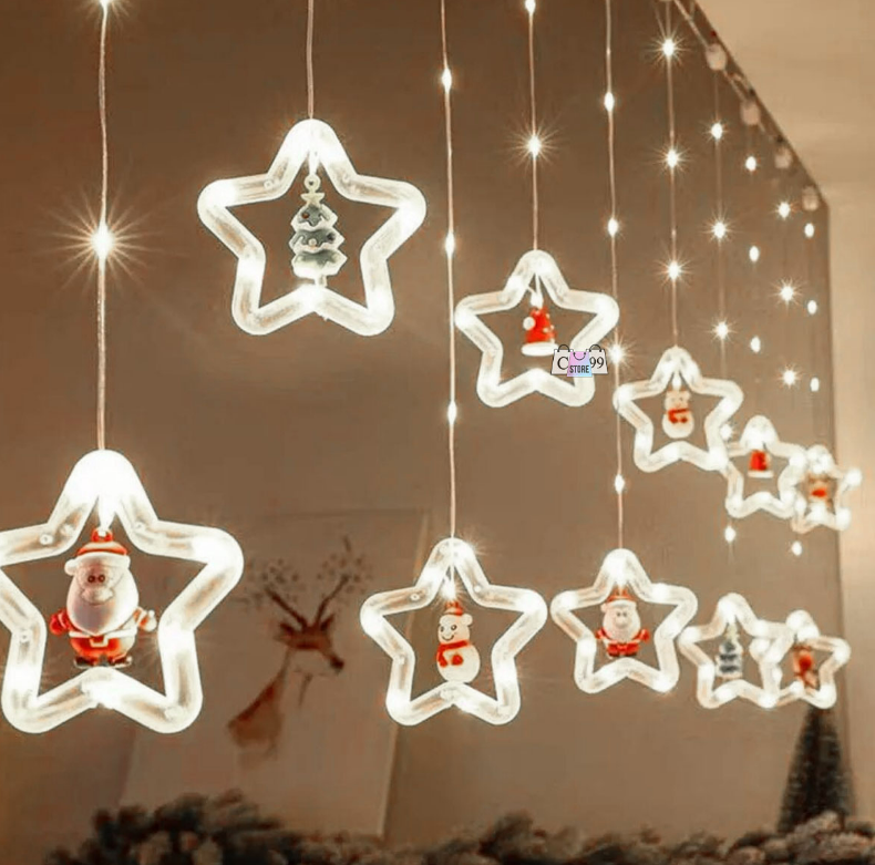 ¡Envío gratis y pagas al recibir! Luces Navideñas | Estrella, Anciano, Reno y Muñeco de Nieve