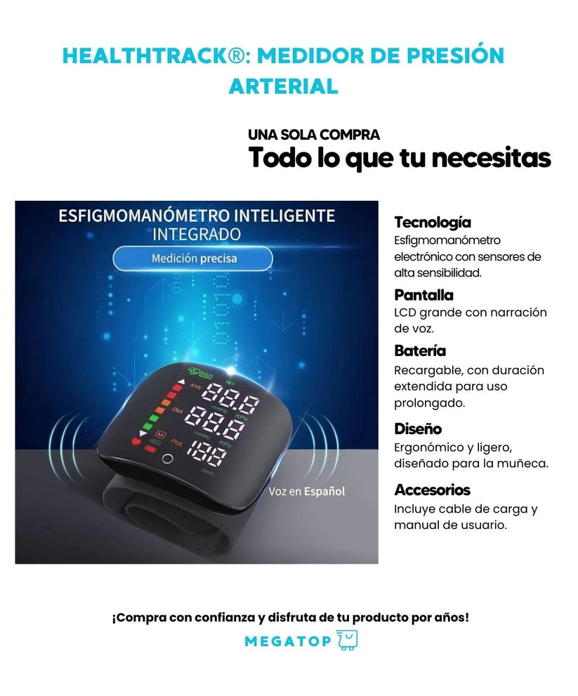 Healthy Tools| Medidor De Presión Arterial